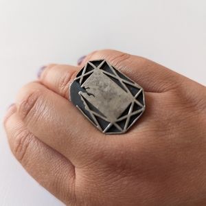 Missy Industry Glamour Silver Ring Size 7.5